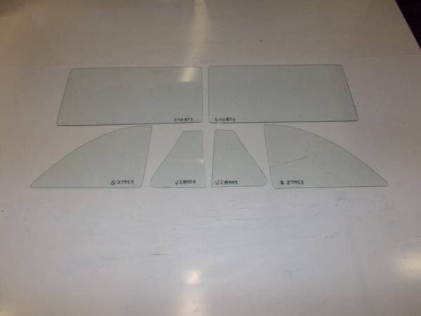 1953 Buick / Oldsmobile 2 Door Sedan Side Glass Set SS-53-BO-2S