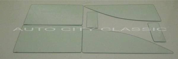 1955-1956 Ford 2 Door Sedan Business 70D Side Glass Set SS-F-55-56-2S