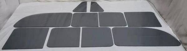 1955-1956 Ford / Mercury 4 Door Wagon Side Glass Set SS-FM-55-56-4W