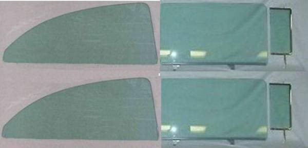 1955-1957 Chevrolet 2 Door Sedan Utility Assembled Side Glass Set SSA-5557CV2S150